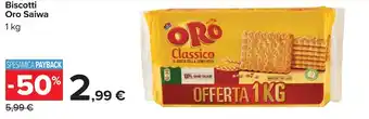 Carrefour Biscotti Oro Saiwa offerta