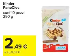 Carrefour Kinder PaneCioc offerta