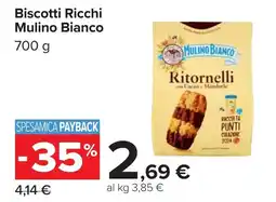 Carrefour Biscotti Ricchi Mulino Bianco offerta