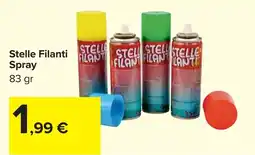 Carrefour Stelle Filanti Spray offerta