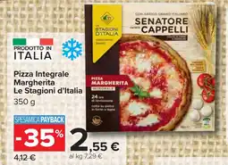 Carrefour Pizza Integrale Margherita Le Stagioni d'Italia offerta