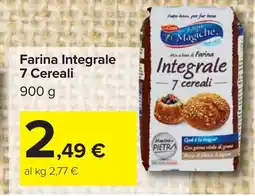 Carrefour Farina Integrale 7 Cereali offerta