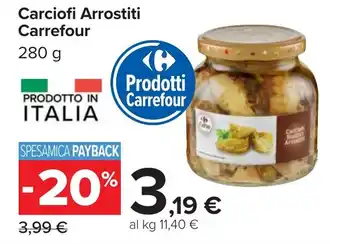 Carrefour Carciofi Arrostiti Carrefour offerta