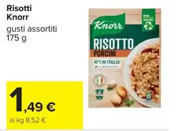 Carrefour Risotti Knorr offerta