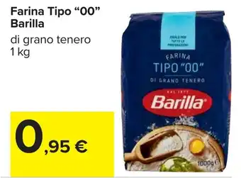 Carrefour Farina Tipo "00" Barilla offerta