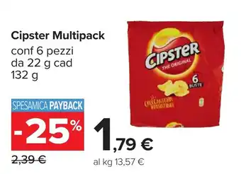 Carrefour Cipster Multipack offerta