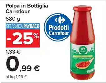 Carrefour Polpa in Bottiglia Carrefour offerta