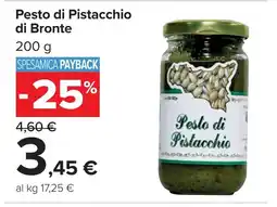 Carrefour Pesto di Pistacchio di Bronte offerta