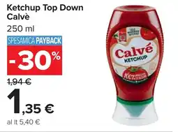 Carrefour Ketchup Top Down Calvè offerta