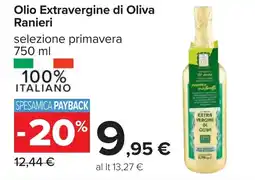 Carrefour Olio Extravergine di Oliva Ranieri offerta