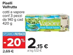 Carrefour Piselli Valfrutta offerta