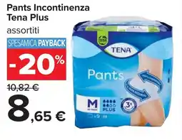 Carrefour Pants Incontinenza Tena Plus offerta