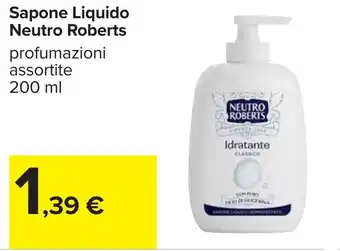 Carrefour Sapone Liquido Neutro Roberts offerta