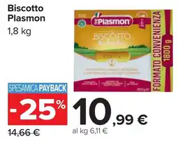 Carrefour Biscotto Plasmon offerta