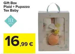 Carrefour Gift Box Plaid + Pupazzo Tex Baby offerta