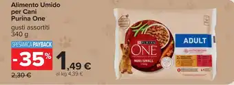 Carrefour Alimento Umido per Cani Purina One offerta