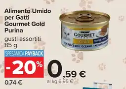 Carrefour Alimento Umido per Gatti Gourmet Gold Purina offerta