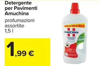 Carrefour Detergente per Pavimenti Amuchina offerta