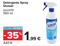 Carrefour Detergente Spray Quasar offerta