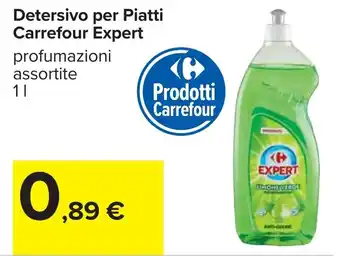 Carrefour Detersivo per Piatti Carrefour Expert offerta