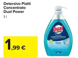 Carrefour Detersivo Piatti Concentrato Dual Power offerta