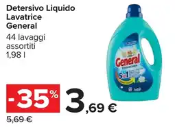 Carrefour Detersivo Liquido Lavatrice General offerta