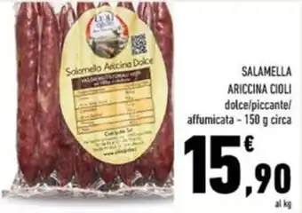 Conad Salamella ariccina cioli offerta