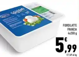 Conad Fiordilatte francia offerta