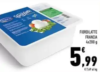 Conad Fiordilatte francia offerta