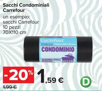 Carrefour Sacchi Condominiali Carrefour offerta