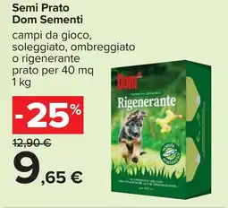 Carrefour Semi Prato Dom Sementi offerta