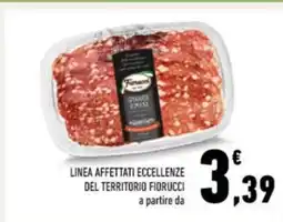 Conad Linea affettati eccellenze del territorio fiorucci offerta