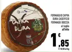 Conad Formaggio capra dura caseificio formaggi boccea offerta