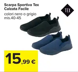 Carrefour Scarpa Sportiva Tex Calzata Facile offerta