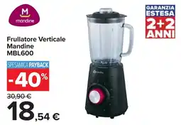 Carrefour Frullatore Verticale Mandine MBL600 offerta