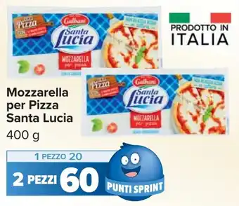 Carrefour Mozzarella per Pizza Santa Lucia offerta