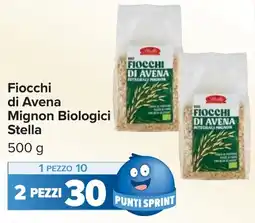 Carrefour Fiocchi di Avena Mignon Biologici Stella offerta