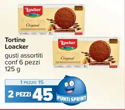 Carrefour Tortine Loacker offerta