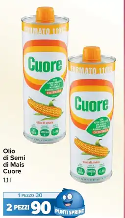 Carrefour Olio di Semi di Mais Cuore offerta