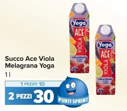 Carrefour Succo Ace Viola Melagrana Yoga offerta