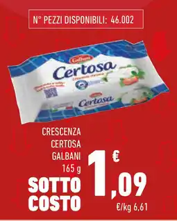 Conad Crescenza certosa GALBANI offerta