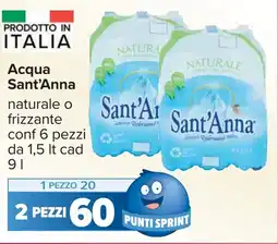 Carrefour Acqua Sant'Anna offerta