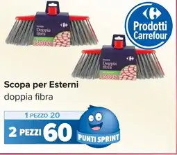 Carrefour Scopa per Esterni offerta