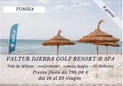 Carrefour Valtur djerba golf resort & spa offerta