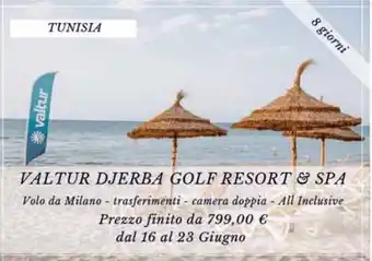 Carrefour Valtur djerba golf resort & spa offerta