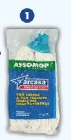 Acqua & Sapone ARCASA assomop con cotone a filo tagliato ideale per qualsiasi superficie offerta