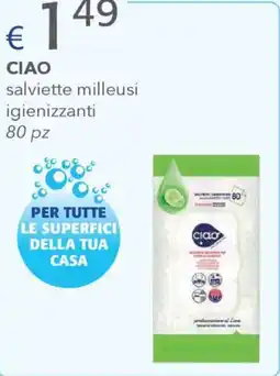 Acqua & Sapone CIAO salviette milleusi igienizzanti offerta