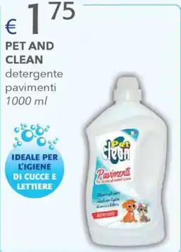 Acqua & Sapone PET AND CLEAN detergente pavimenti offerta