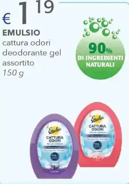 Acqua & Sapone EMULSIO cattura odori deodorante gel assortito offerta