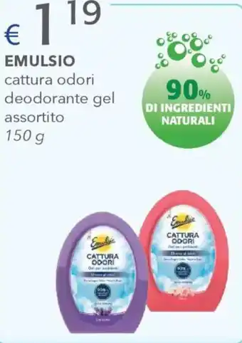 Acqua & Sapone EMULSIO cattura odori deodorante gel assortito offerta